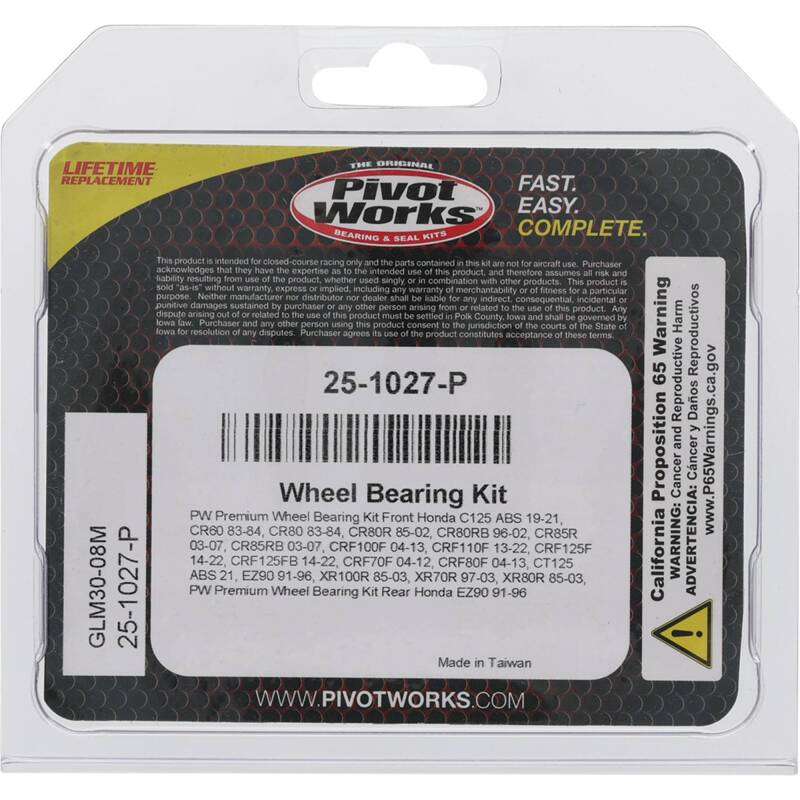 Pivot Works Premium Wheel Bearing Wheel Bearings Pivot Works