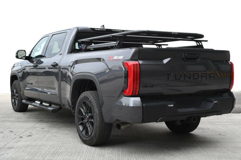 Go Rhino 15-22 Ford F-150 / 19-22 RAM 1500 / 07-21 Toyota Tundra XRS Cross Bars Kit - Tex. Blk Truck Bed Rack Go Rhino
