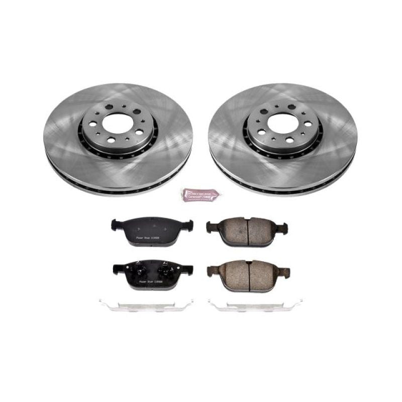 Power Stop 03-14 Volvo XC90 Front Autospecialty Brake Kit Brake Kits - OE PowerStop