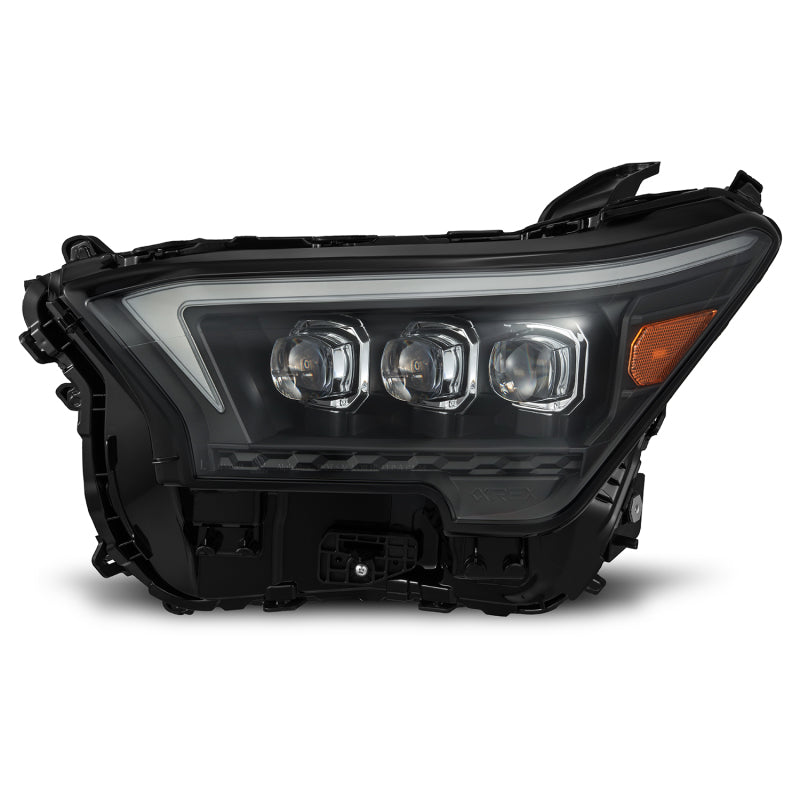 AlphaRex 2023+ Toyota Tacoma NOVA-Series LED Proj Headlights Black w/Actv Light & Seq. Sig + DRL Headlights AlphaRex