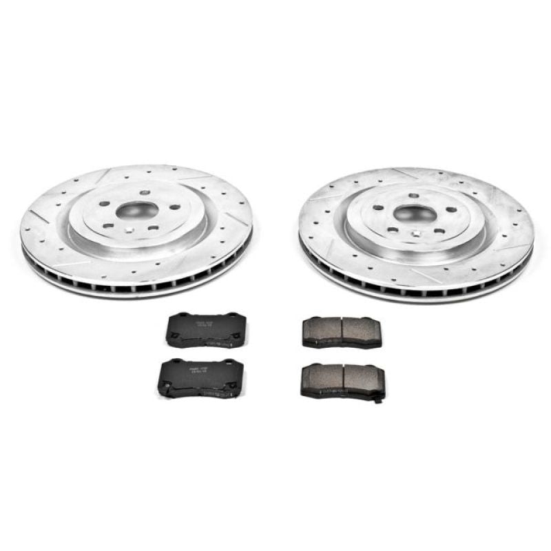 Power Stop 09-15 Cadillac CTS Rear Z23 Evolution Sport Brake Kit Brake Kits - Performance D&S PowerStop