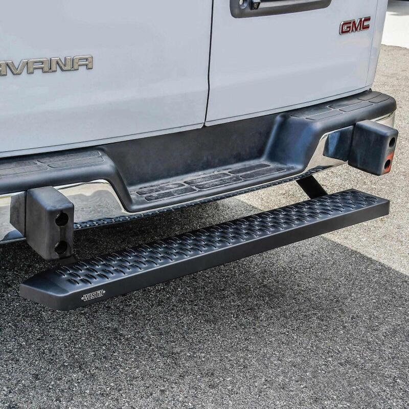 Westin Ford Transit Van 150/250/350 (Single 54in. Pass Door) Grate Steps Running Boards - Tex. Blk Running Boards Westin