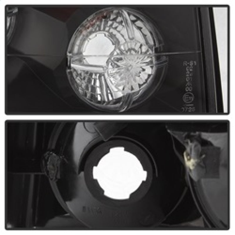 Spyder Hyundai Santa Fe 01-06 (01-04 Model use 3 Bulbs only)Euro Tail Lights Blk ALT-YD-HYSF01-BK Tail Lights SPYDER