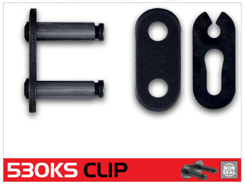 RK Chain 530KS-CLIP - Natural Chains RK Chain