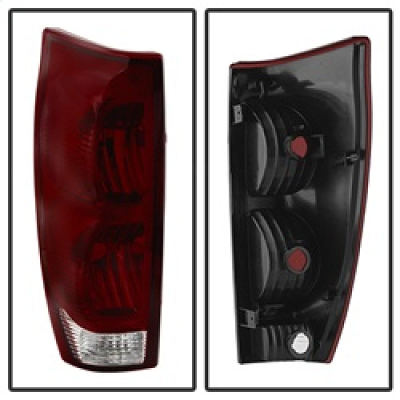 xTune Chevy Avalanche 02-06 OE Style Tail Lights Red Smoked ALT-JH-CAVA02-OE-RSM Tail Lights SPYDER