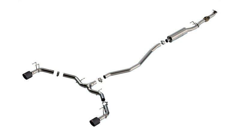Borla 2023 Integra/22-23 Civic Si 1.5L 4 CYL. MT FWD 4DR 2.50in S-Type Catback Exhaust Carbon Fiber Catback Borla