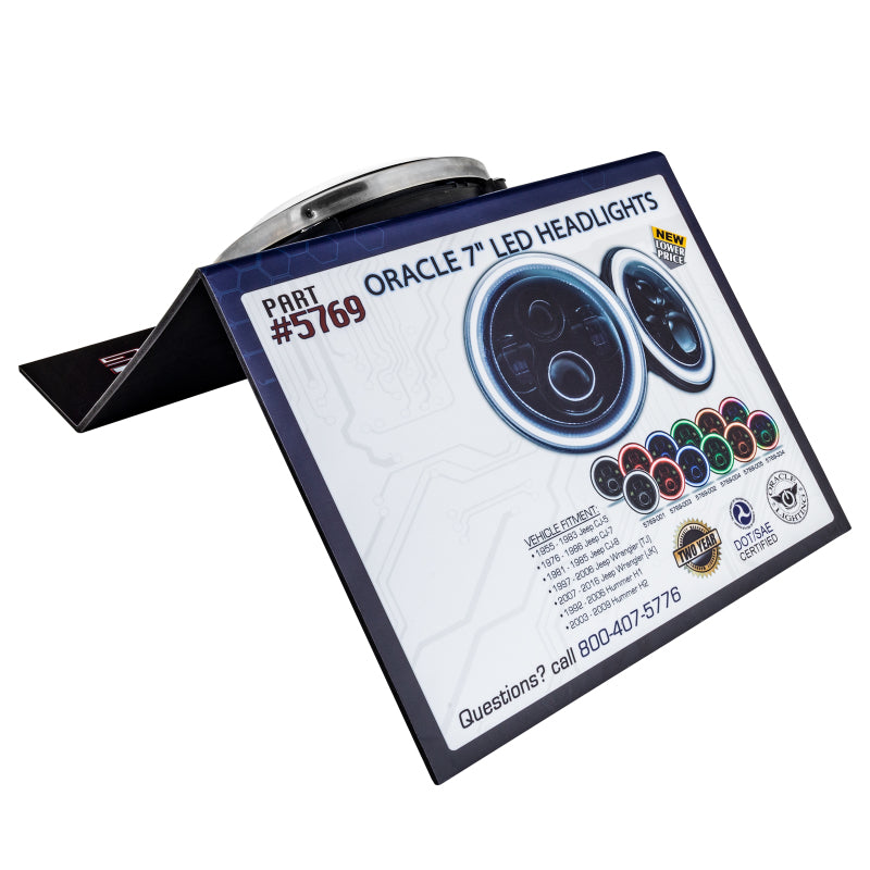 Oracle High Powered Sealed Beam Display - Blue POP Displays ORACLE Lighting