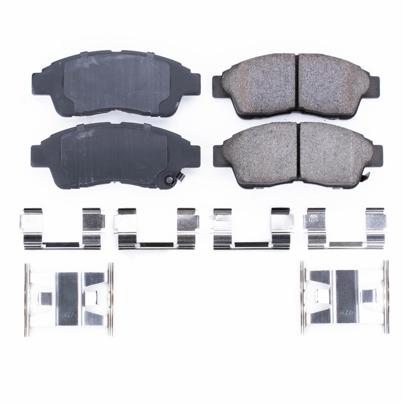 Power Stop 95-01 Ford Explorer Front Z17 Evolution Ceramic Brake Pads w/Hardware Brake Pads - OE PowerStop