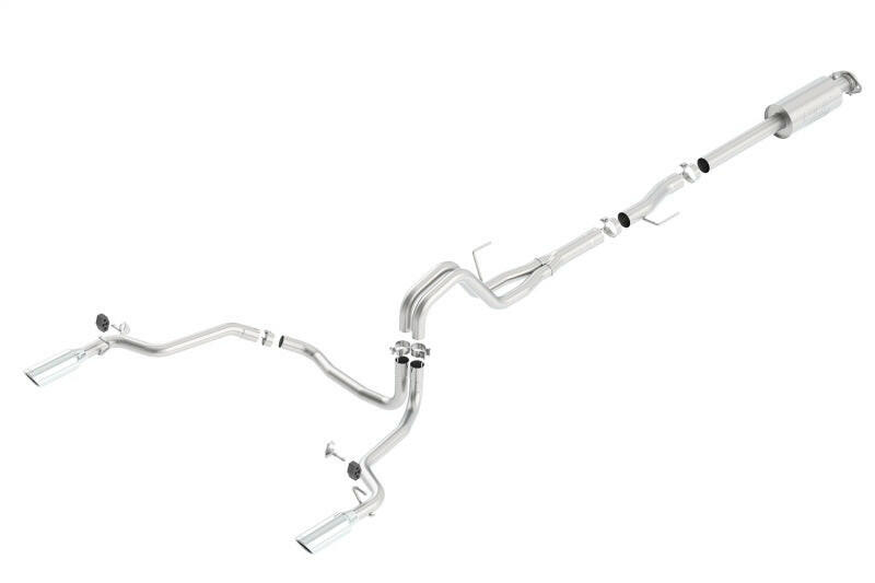Borla 15-16 Ford F-150 3.5L EcoBoost Ext. Cab Std. Bed Catback Exhaust ATAK Single Split Rear Exit Catback Borla