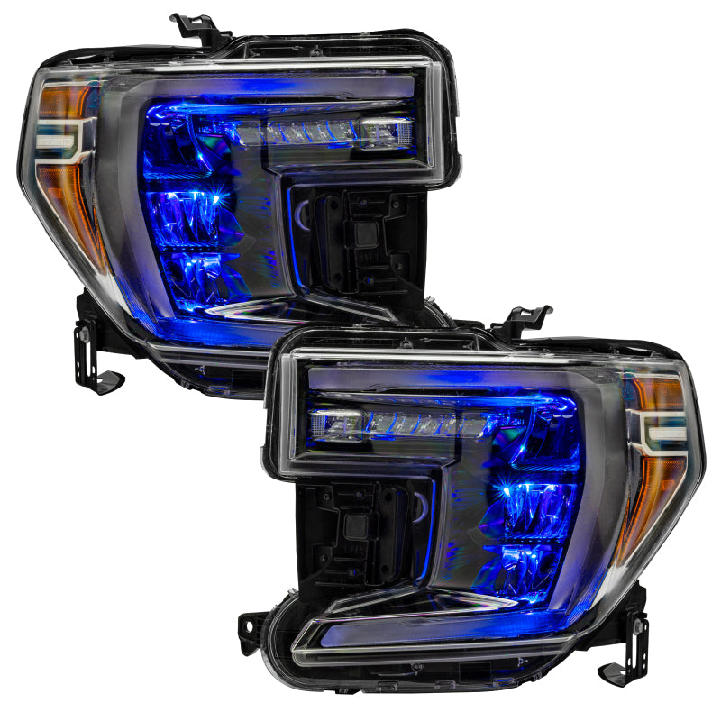 Oracle 19-21 Silverado/Sierra 1500 RGB Demon Eye Headlight Kit - w/o Controller Headlights ORACLE Lighting