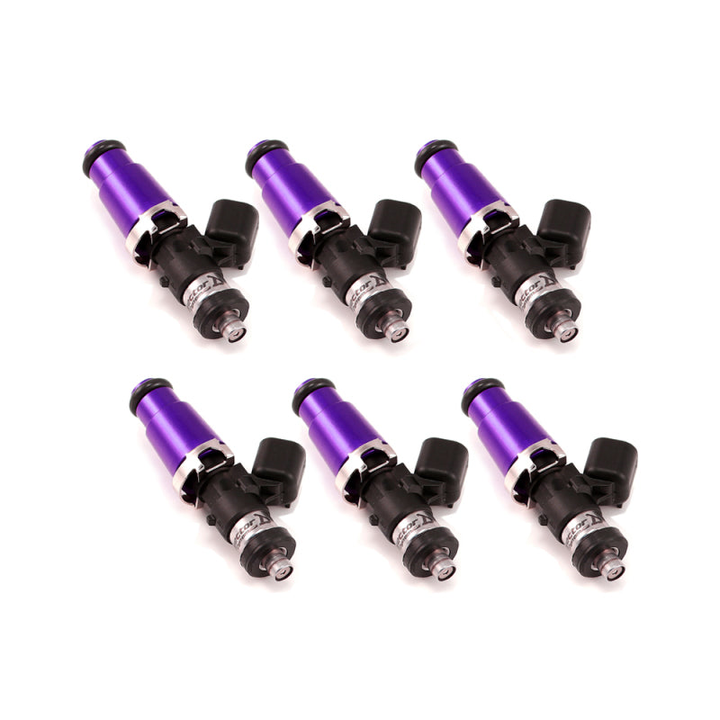 Injector Dynamics 2600-XDS Injectors - 60mm Length - 14mm Top - Denso Lower Cushion (Set of 6) Fuel Injector Sets - 6Cyl Injector Dynamics