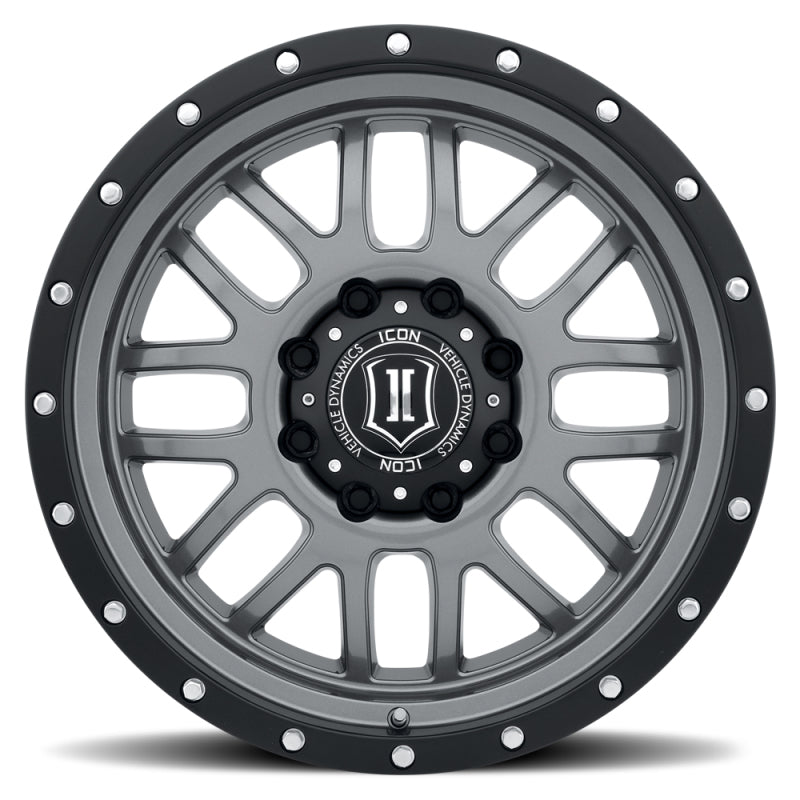 ICON Alpha 20x9 5x150 16mm Offset 5.625in BS Gunmetal Wheel Wheels - Cast ICON