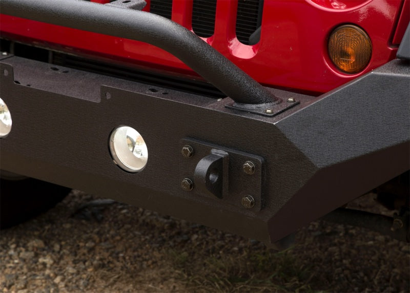 Rugged Ridge Spartan Front Bumper HCE W/Overrider 07-18 Jeep Wrangler JK Bumpers - Steel Rugged Ridge