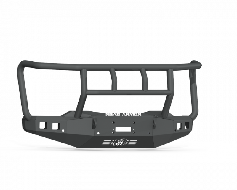 Road Armor 20-22 Chevy 2500 Stealth Front Winch Bumper Titan Guard - Texture Black Bumpers - Steel Road Armor