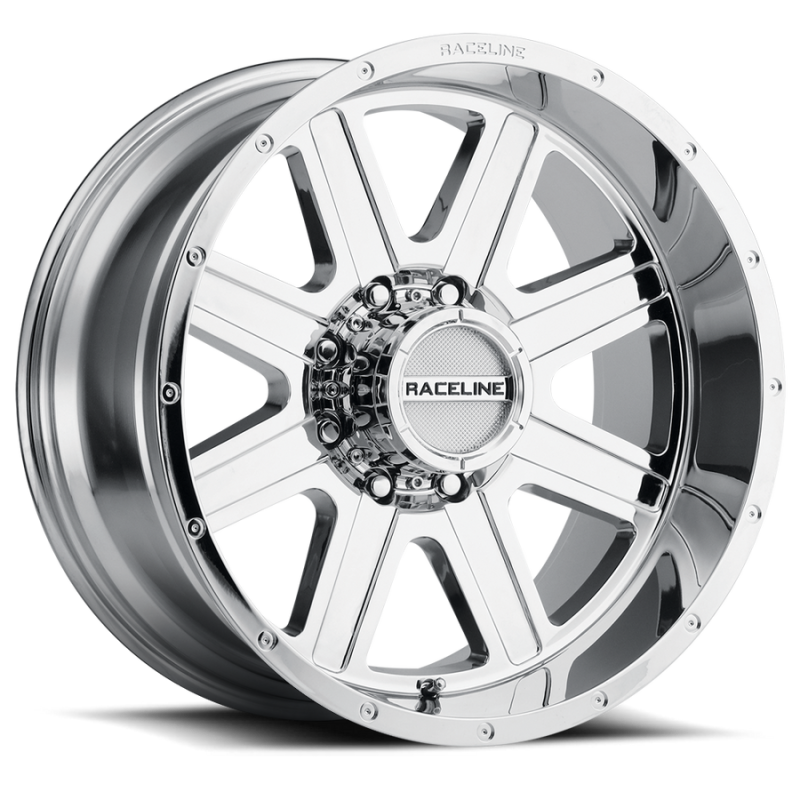 Raceline 940C Hostage 20x10in / 6x139.7 BP / -19mm Offset / 106.1mm Bore - Chrome Wheel Wheels - Cast Raceline