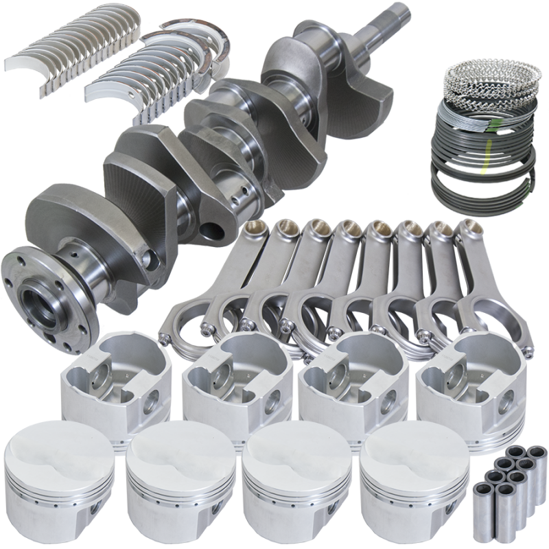 Eagle Ford FE 3.980in Crank 6.490in H-Beam -5cc Flat Top 4.080in Pistons Rotating Assembly Rotating Assemblies Eagle