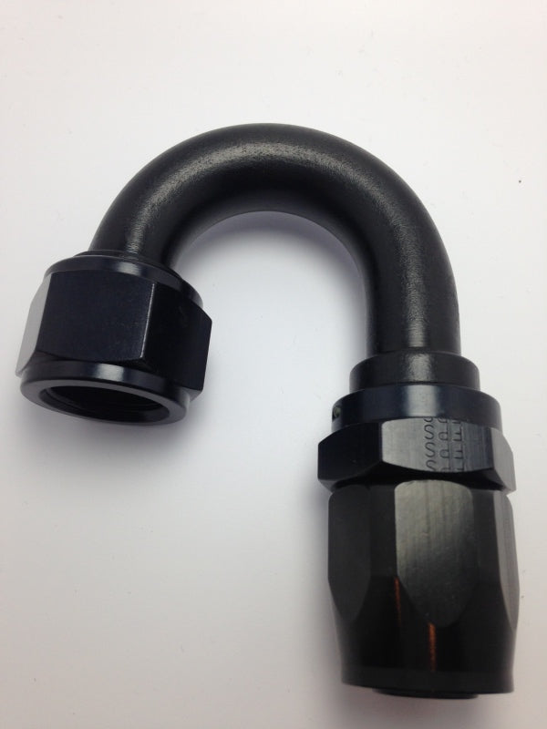 Fragola -10AN Nut x -12AN Hose Reducing Hose End 180 Degree - Black Fittings Fragola