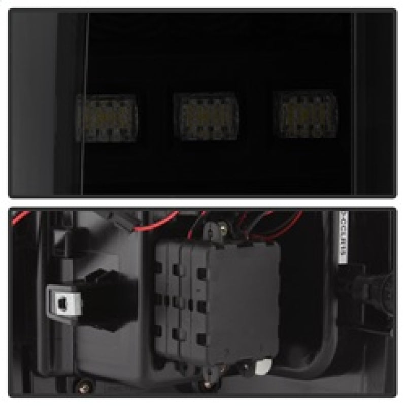 Spyder Chevy Colorado 2015-2017 Light Bar LED Tail Lights - Black Smoke ALT-YD-CCO15-LED-BSM Tail Lights SPYDER