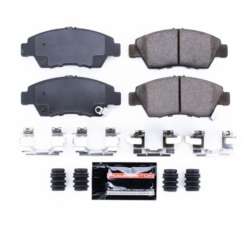 Power Stop 02-06 Acura RSX Front Z23 Evolution Sport Brake Pads w/Hardware Brake Pads - Performance PowerStop