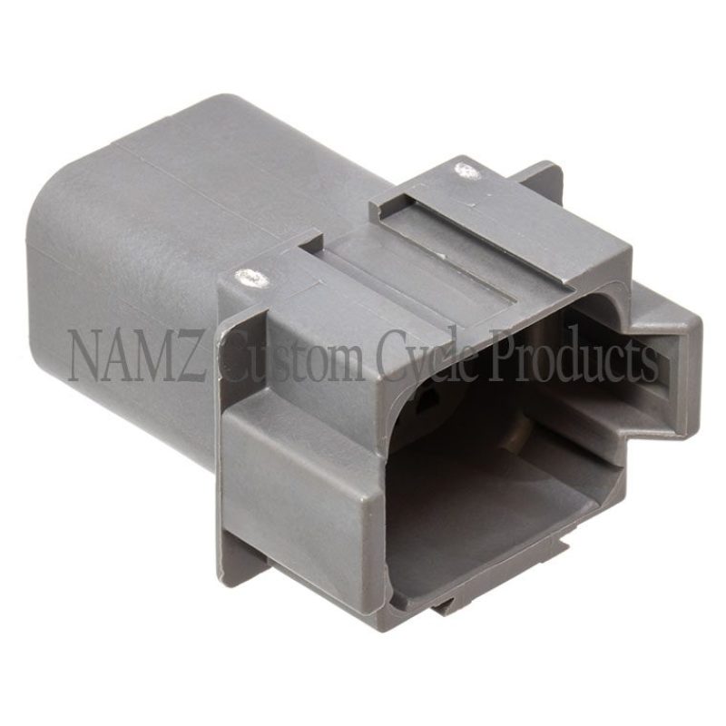 NAMZ Deutsch DT Series 8-Wire Receptacle & Wedgelock - Gray (HD 72128-94GY) Wiring Connectors NAMZ