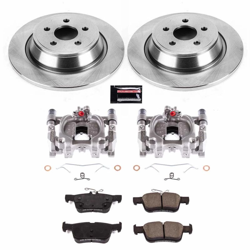 Power Stop 17-18 Lincoln Continental Rear Autospecialty Brake Kit w/Calipers Brake Kits - OE PowerStop
