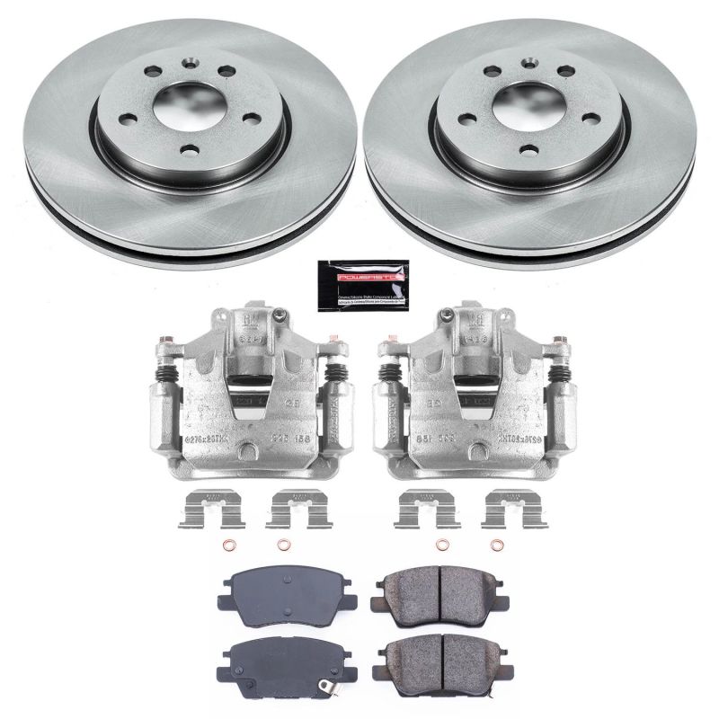 Power Stop 17-19 Chevrolet Bolt EV Front Autospecialty Brake Kit w/Calipers Brake Kits - OE PowerStop