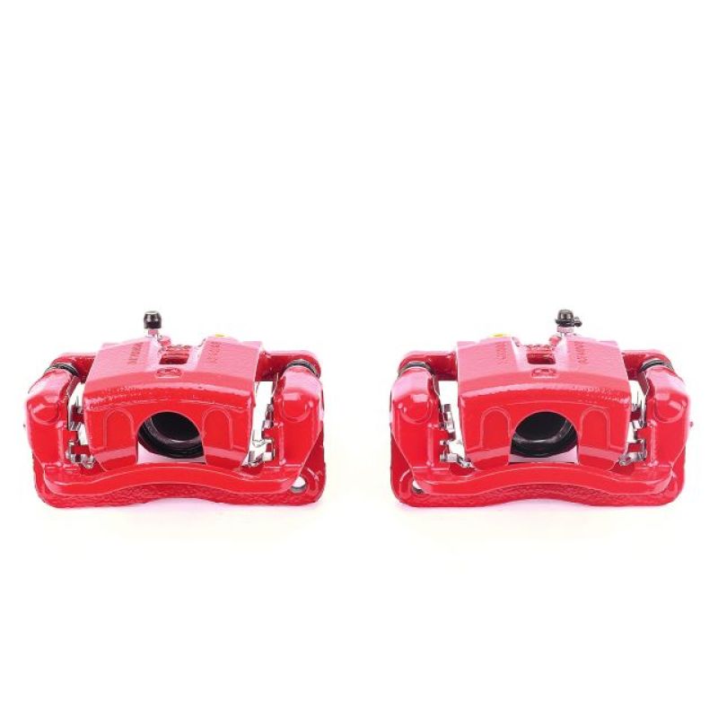 Power Stop 09-11 Hyundai Genesis Rear Red Calipers w/Brackets - Pair Brake Calipers - Perf PowerStop