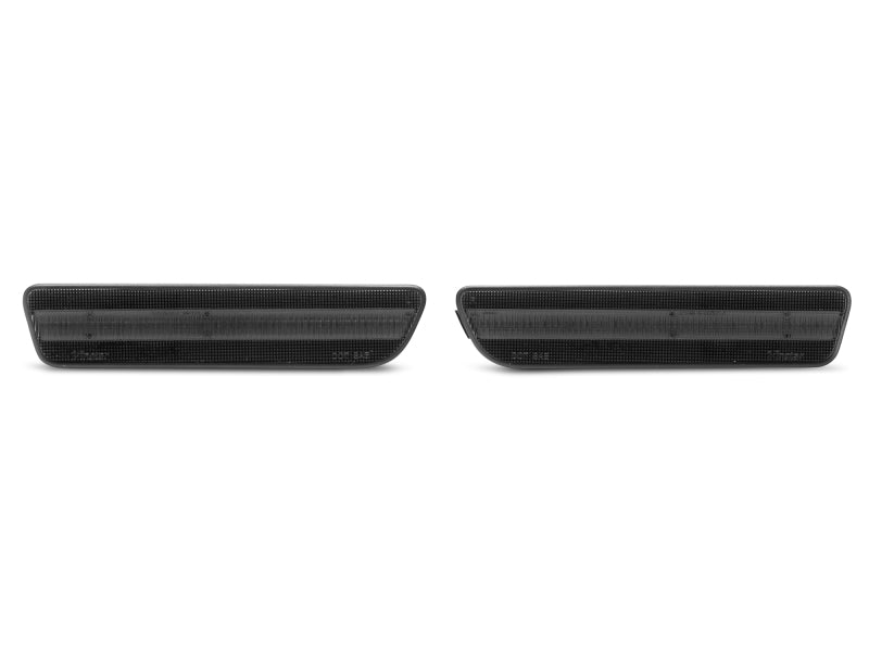 Raxiom 05-09 Ford Mustang Axial Series LED Side Markers (Smoked) Sidemarkers & Indicators Raxiom