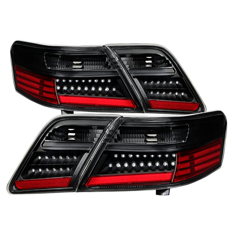 xTune Toyota Camry 07-09 (Does Not Fit The Hybrid) LED Tail Lights Black ALT-JH-TCAM07-LED-BK Tail Lights SPYDER