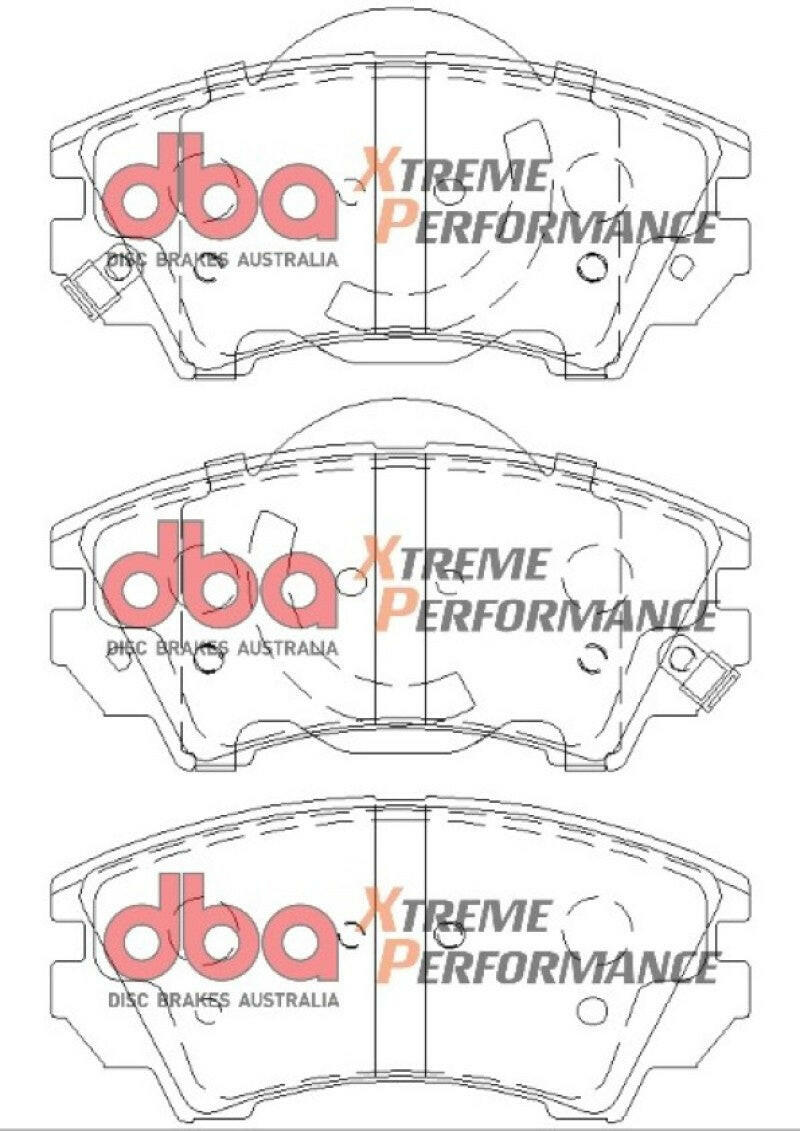 DBA 10-15 Chevrolet Camaro LS/LT V6 Front XP Performance Brake Pads Brake Pads - Performance DBA