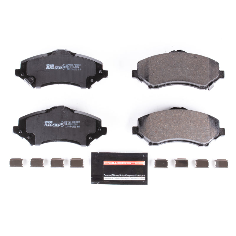 Power Stop 09-14 Volkswagen Routan Euro-Stop ECE-R90 Front Brake Pads Brake Pads - OE PowerStop