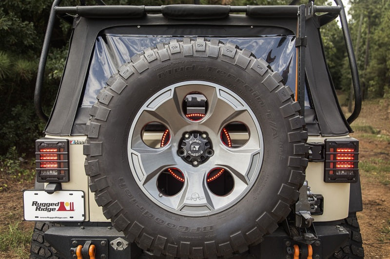 Rugged Ridge 3rd Brake Light LED Ring Light Bars & Cubes Rugged Ridge
