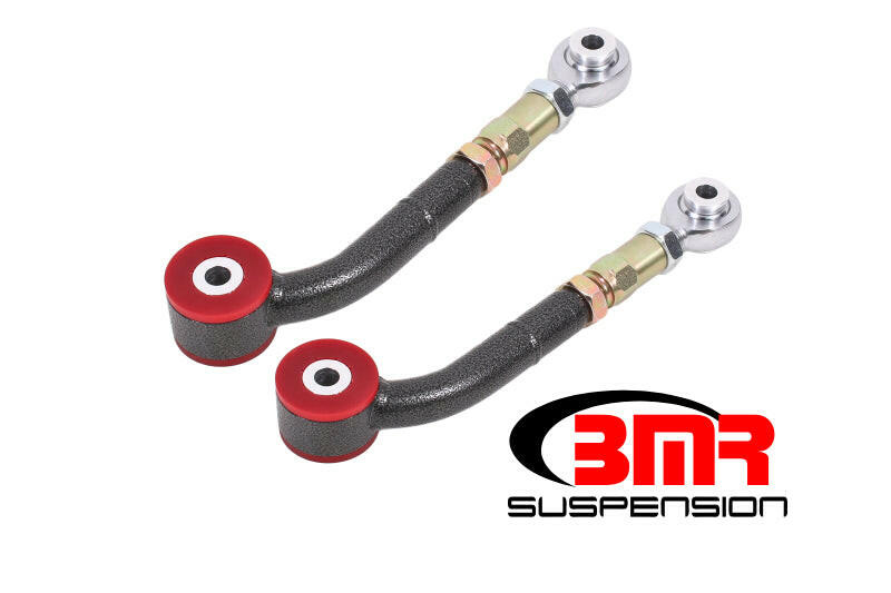 BMR 08-17 Challenger Upper Trailing Arms w/ On-Car Adj. Poly/Rod Ends - Black Hammertone Suspension Arms & Components BMR Suspension