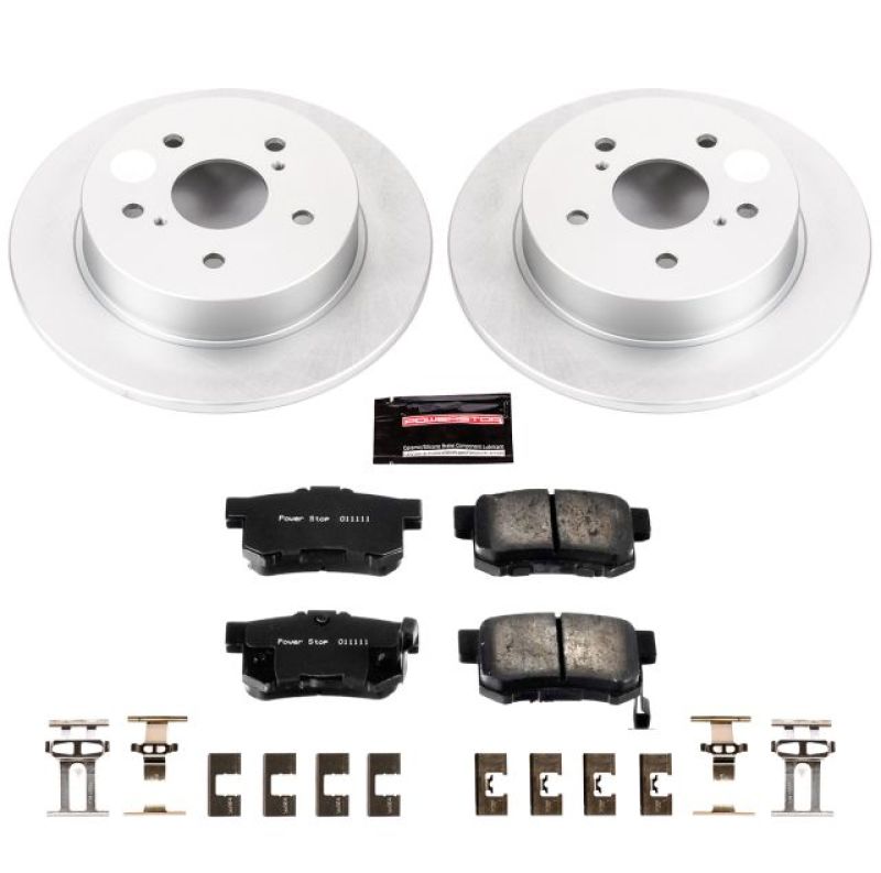 Power Stop 07-13 Suzuki SX4 Rear Z17 Evolution Geomet Coated Brake Kit Brake Kits - Performance Blank PowerStop