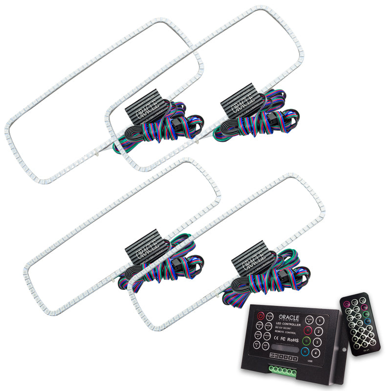 Oracle Ford Excursion 05 Halo Kit - ColorSHIFT w/ 2.0 Controller Headlights ORACLE Lighting