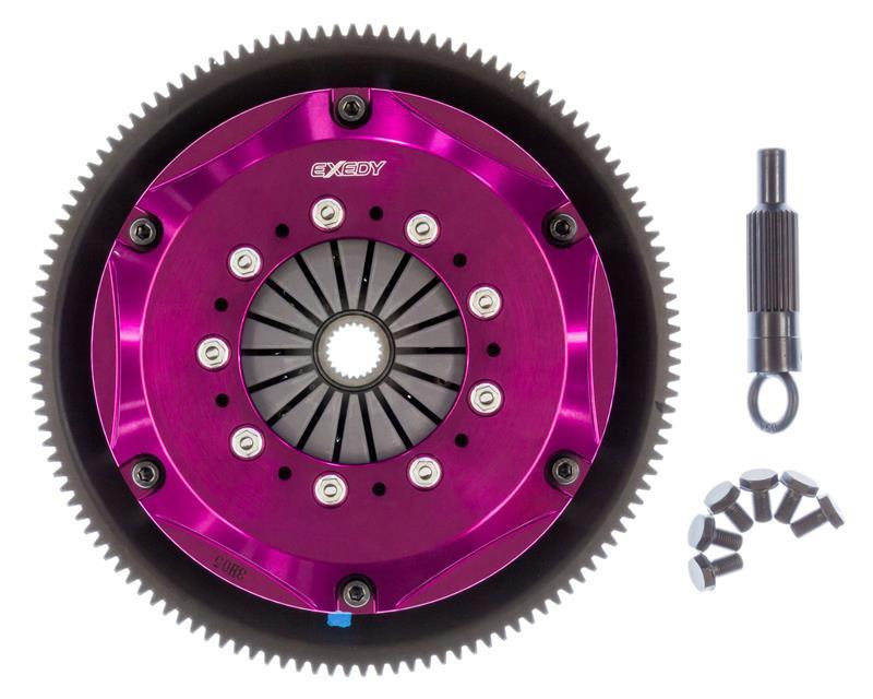 Exedy 1986-1989 Mazda RX-7 R2 Hyper Twin Cerametallic Clutch Sprung Center Disc Push Type Cove Clutch Kits - Multi Exedy