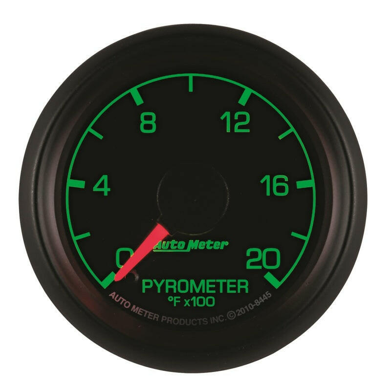 Autometer Factory Match Ford 52.4mm Full Sweep Electronic 0-2000 Deg F EGT/Pyrometer Gauge Gauges AutoMeter