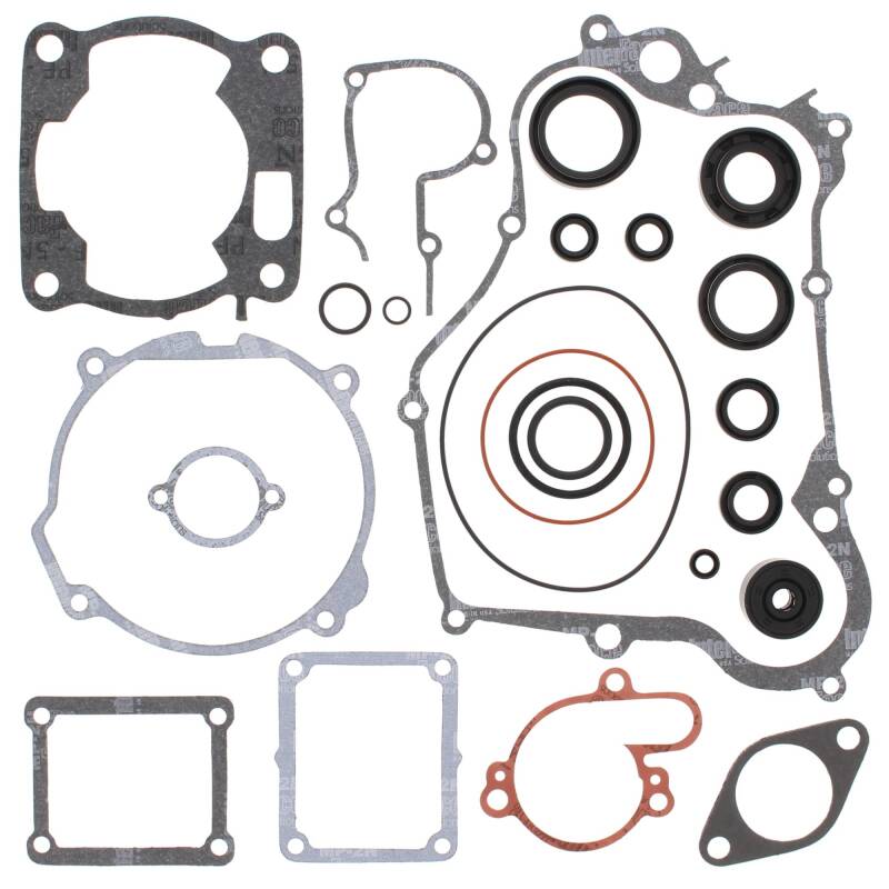 Vertex Gaskets 86-88 Yamaha YZ125 Complete Gasket Kit w/ Oil Seals Engine Hardware Vertex Pistons