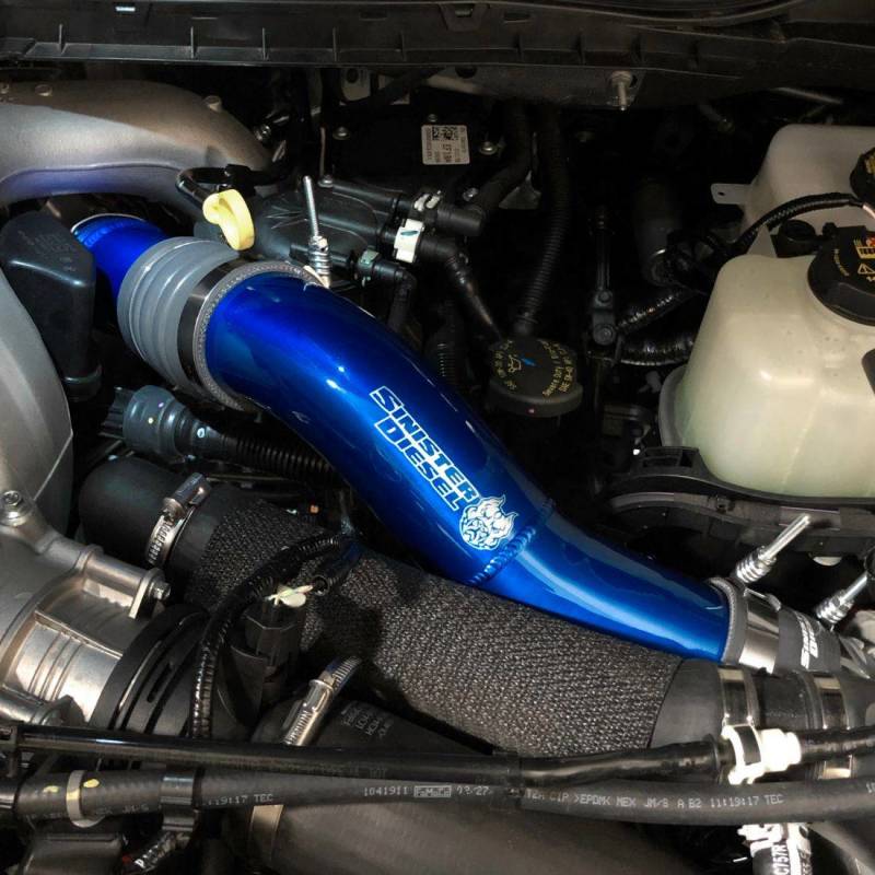 Sinister Diesel 2011+ Ford Powerstroke 6.7L Hot Side Charge Pipe Intercooler Pipe Kits Sinister Diesel