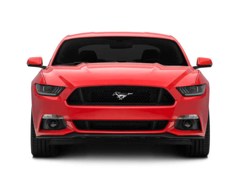 Raxiom 15-17 Ford Mustang Projector Headlights OEM HID Bulbs- Black Housing (Clear Lens) Headlights Raxiom