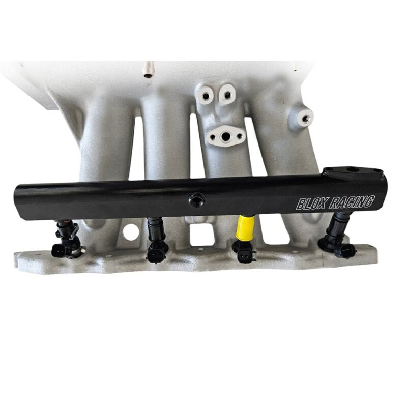 BLOX Racing Honda B-Series Xtreme Aluminum Fuel Rail - Black Fuel Rails BLOX Racing