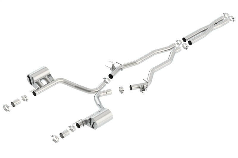 Borla 2015-2022 Charger SRT 392 / Scat Pack 6.4L Atak Catback Exhaust Single Split Rear Exit Catback Borla
