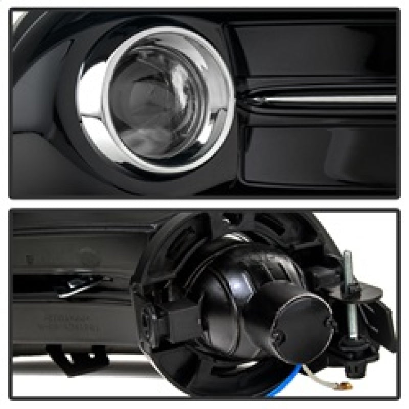 Spyder Dodge Dart 2013-2015 OEM Fog Light W/Universal Switch- Clear FL-DDART2013-C Fog Lights SPYDER