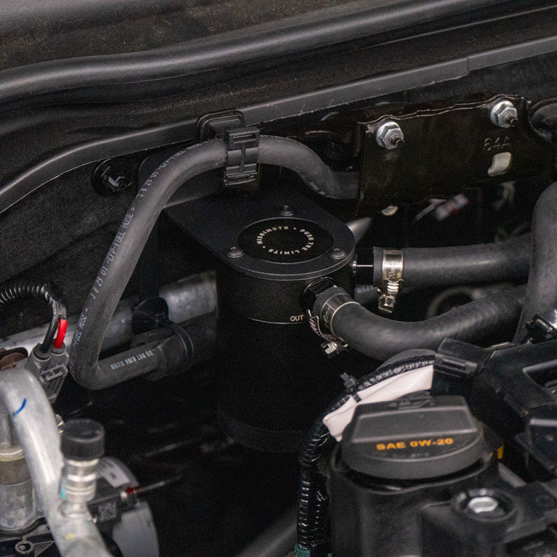 Mishimoto 2022+ Honda Civic 1.5T Baffled Oil Catch Can PCV Side Oil Catch Cans Mishimoto