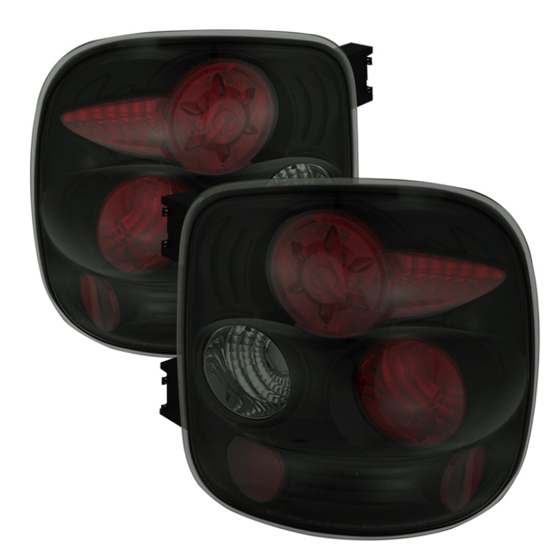 Spyder Chevy Silverado Stepside 99-04 Euro Style Tail Lights Black Smoke ALT-YD-CS99STS-BSM Tail Lights SPYDER