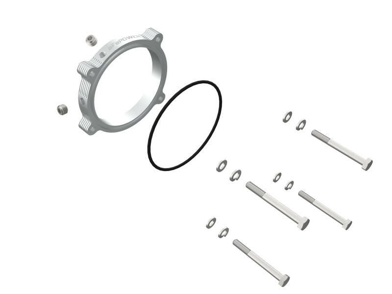 aFe Silver Bullet Throttle Body Spacers TBS Ram 1500 TRX 2021 V8-6.2L Throttle Body Spacers aFe