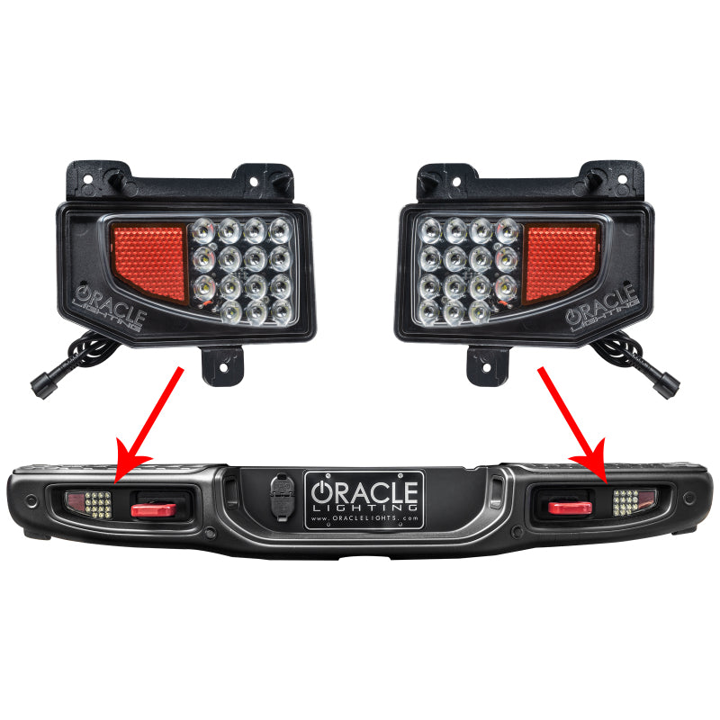 Oracle Rear Bumper LED Reverse Lights for Jeep Gladiator JT - 6000K Tail Lights ORACLE Lighting