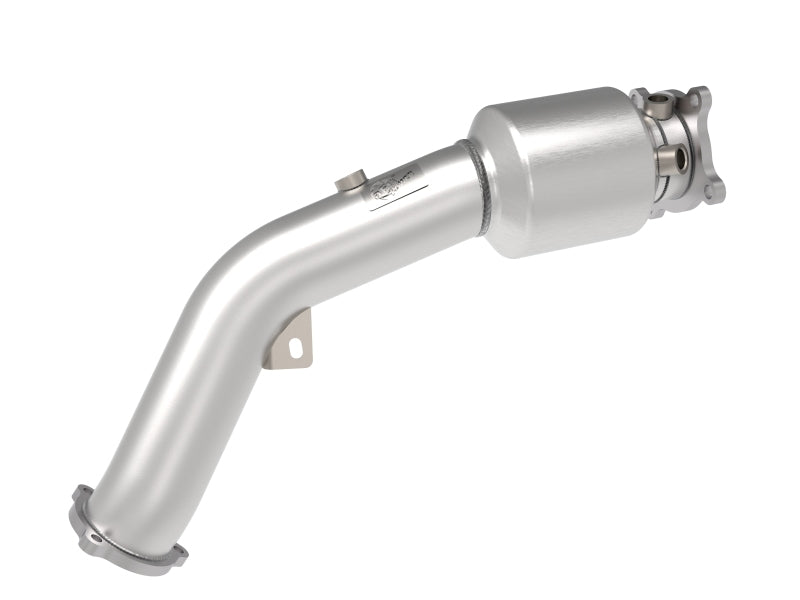 aFe 09-16 Audi A4/A5 (B8) L4-2.0L (t) Twisted Steel 3in. Downpipe - 304 Stainless w/ Cat Downpipes aFe