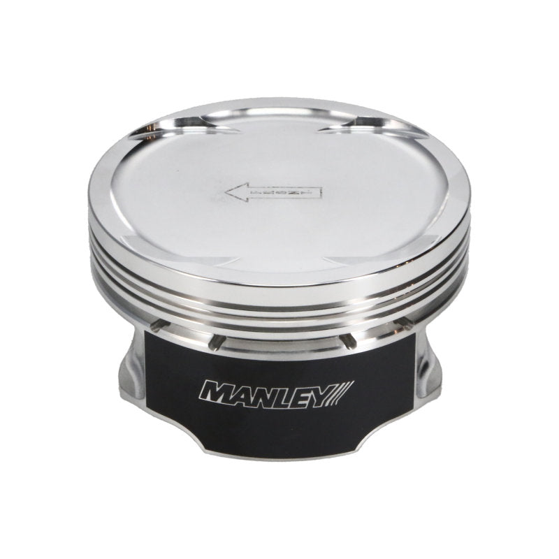 Manley 03-07 Nissan 350Z/Maxima 81.4mm Stroker 95.75mm +.25mm Bore 8.5:1 Dish Piston Set w/ Rings Piston Sets - Forged - 6cyl Manley Performance