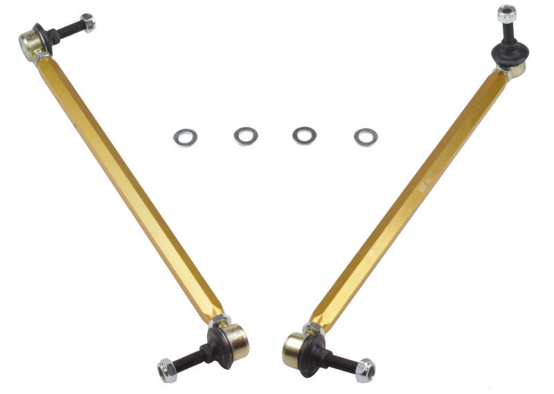 Whiteline 10+ Chevy Camaro FR Coupe Front Sway Bar - Link Assy H/D Adj Steel Ball (380mm C to C) Sway Bar Endlinks Whiteline